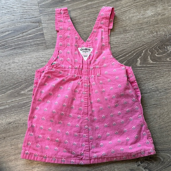 Vintage Oshkosh floral dress pink 24m - Picture 3 of 7